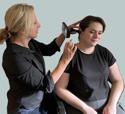 Ear wax removal treatment performed by Jennifer Evans in Abingdon